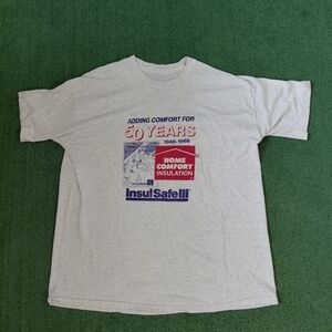 VINTAGE 1998 Home Insulation Promo T Shirt Size XXL